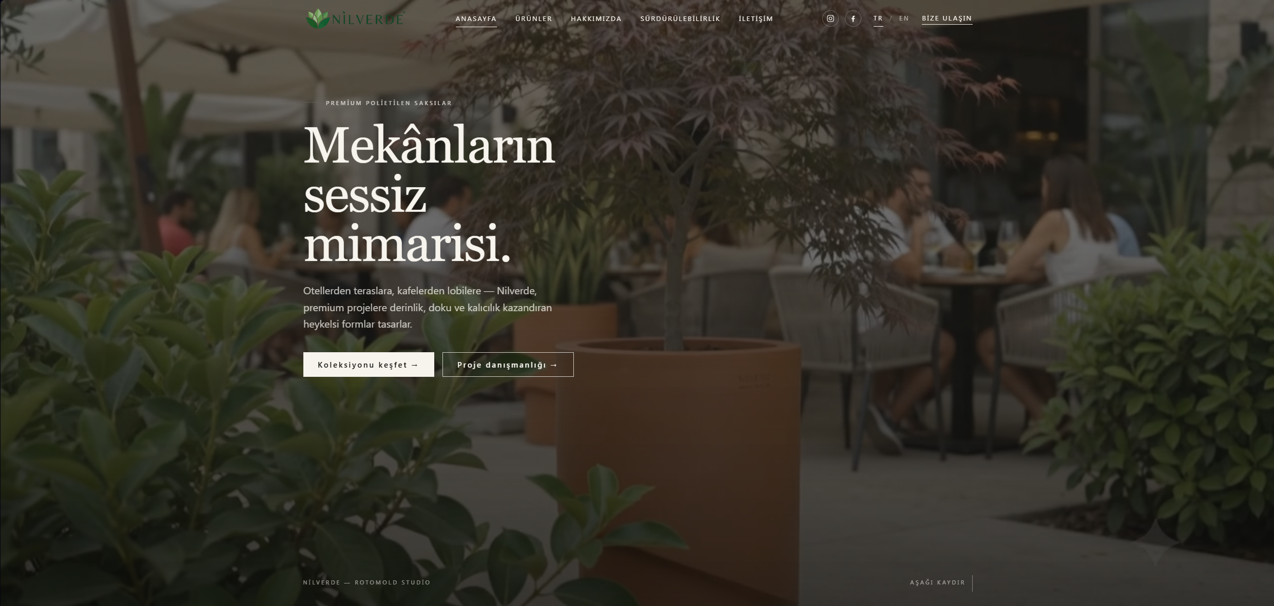 Home page hero.